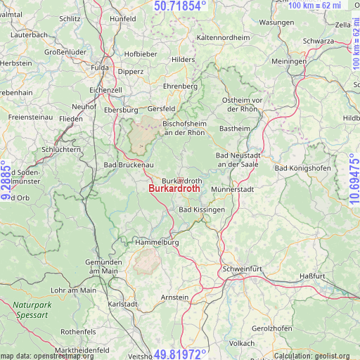 Burkardroth on map