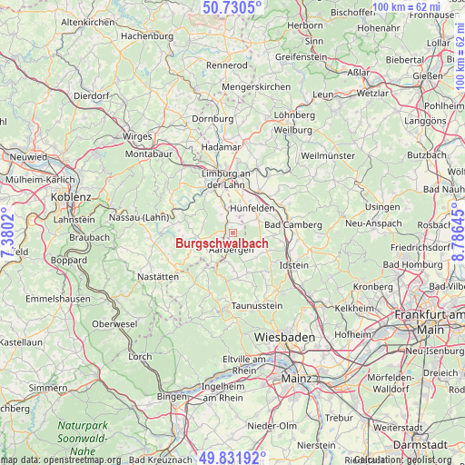 Burgschwalbach on map