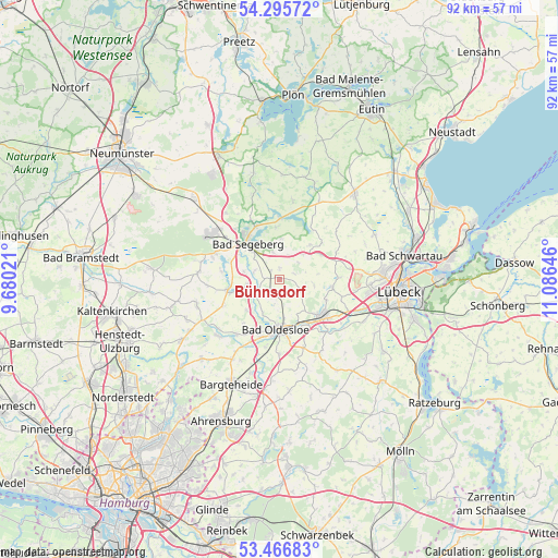 Bühnsdorf on map