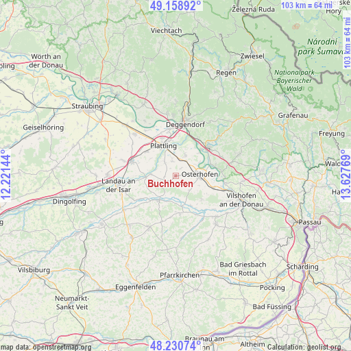 Buchhofen on map