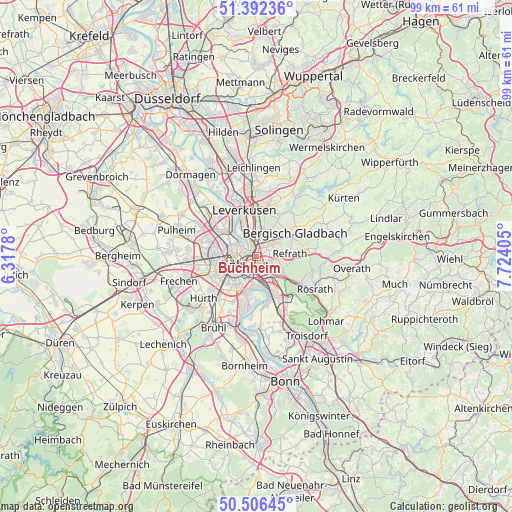 Buchheim on map