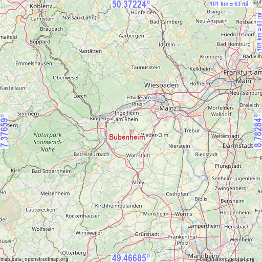 Bubenheim on map