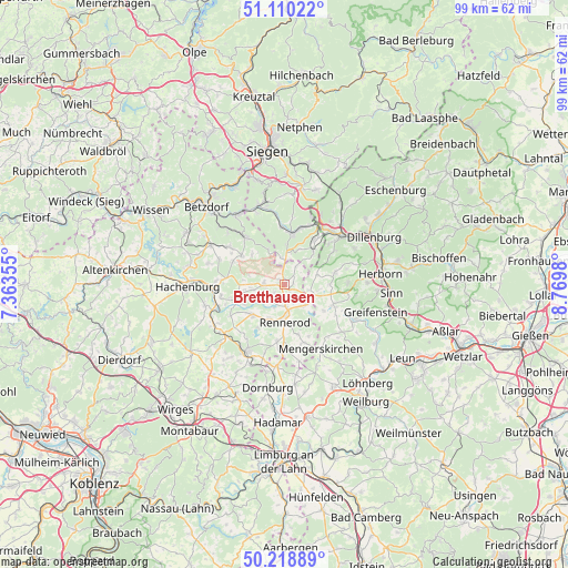 Bretthausen on map