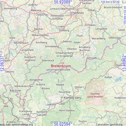 Breitenbrunn on map