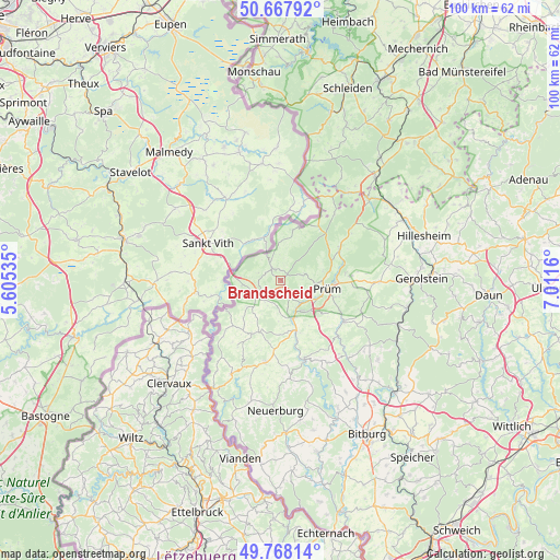 Brandscheid on map