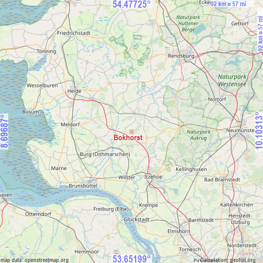 Bokhorst on map