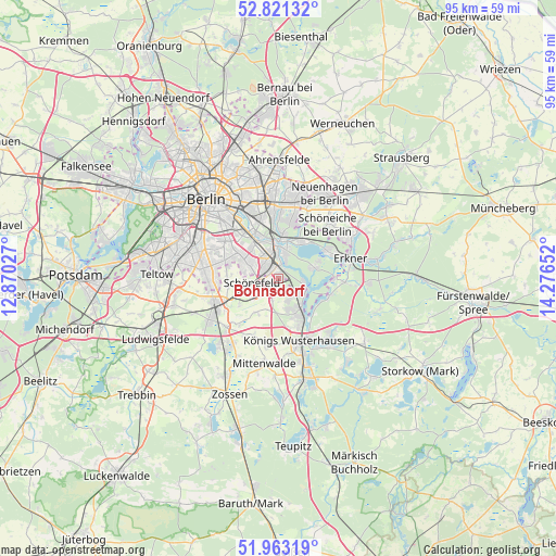 Bohnsdorf on map