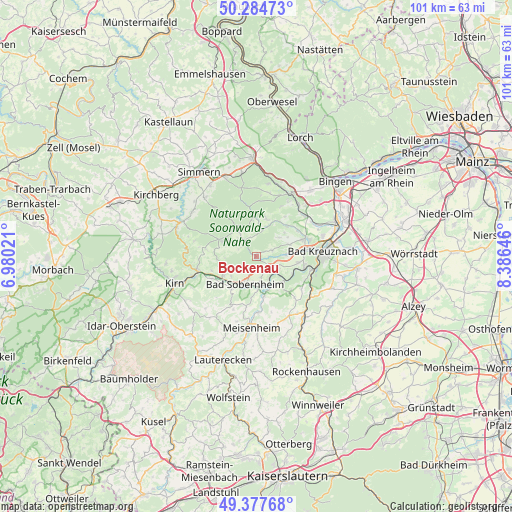 Bockenau on map
