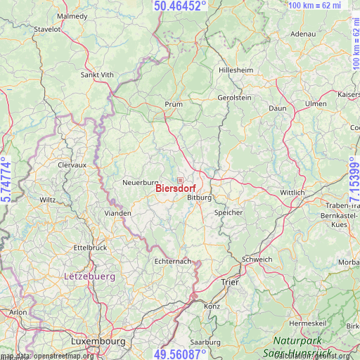 Biersdorf on map