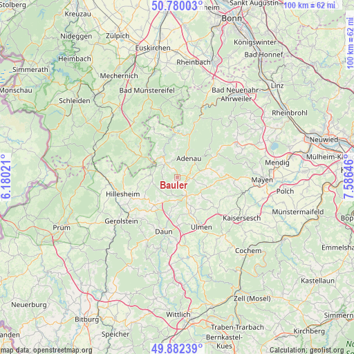 Bauler on map