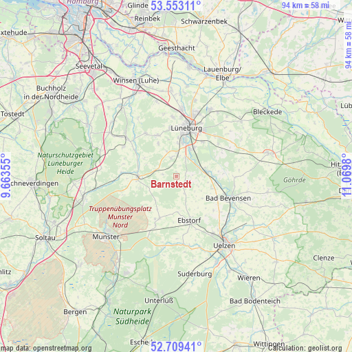 Barnstedt on map