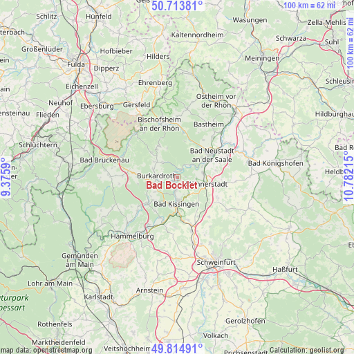 Bad Bocklet on map