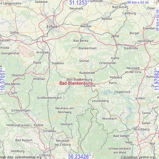 Bad Blankenburg on map