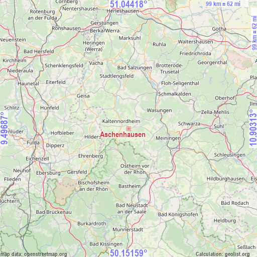 Aschenhausen on map