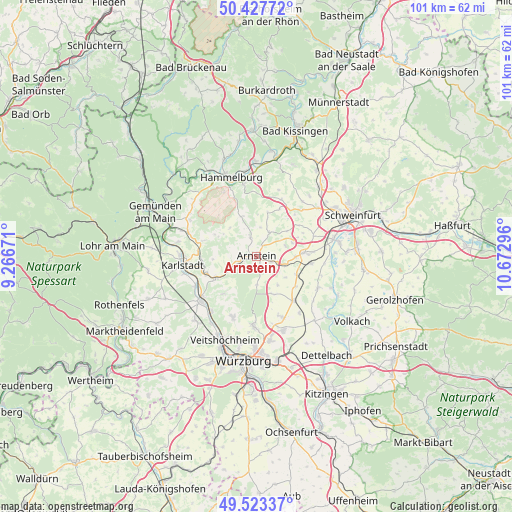 Arnstein on map