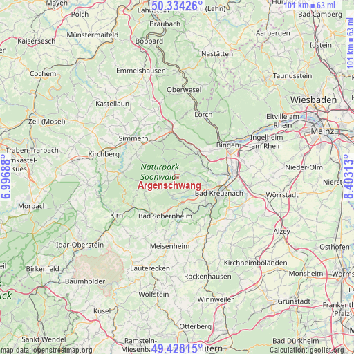 Argenschwang on map