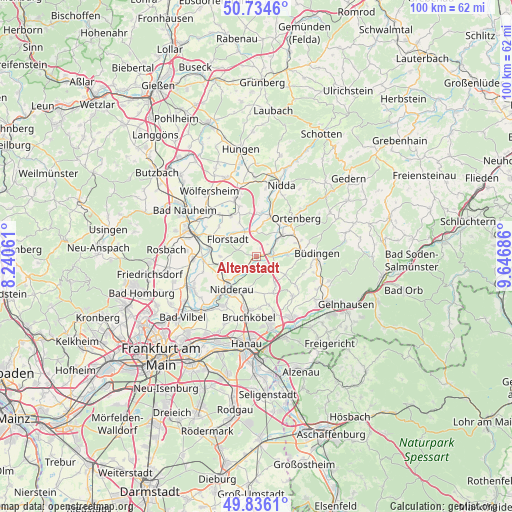Altenstadt on map