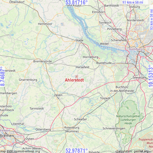 Ahlerstedt on map