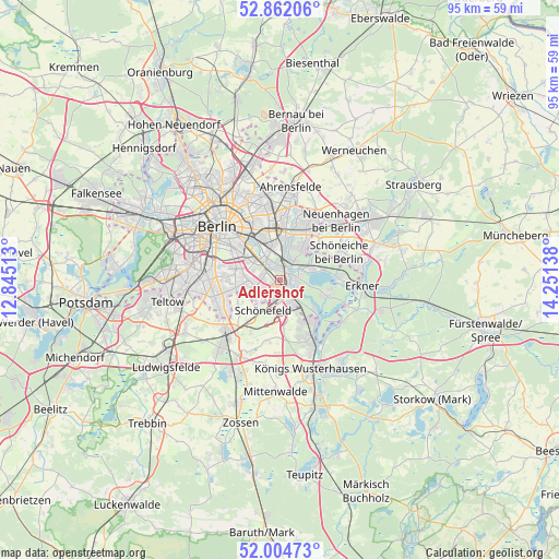 Adlershof on map