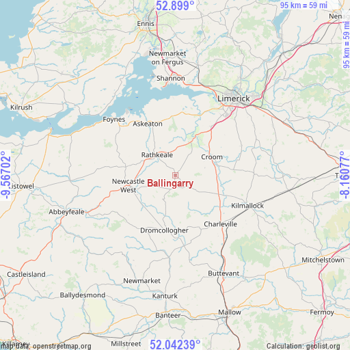 Ballingarry on map