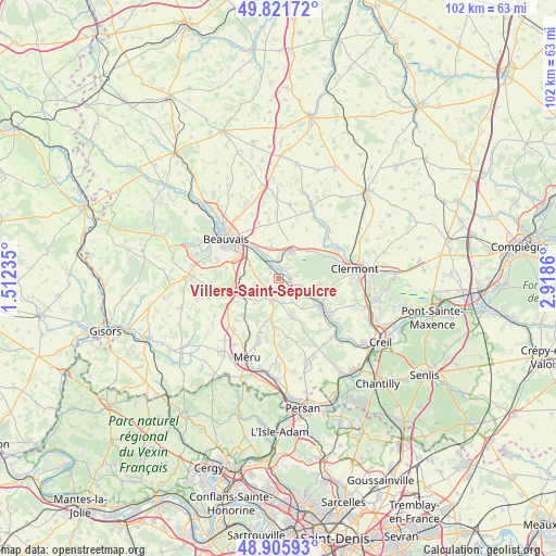 Villers-Saint-Sépulcre on map