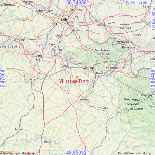 Villers-au-Tertre on map