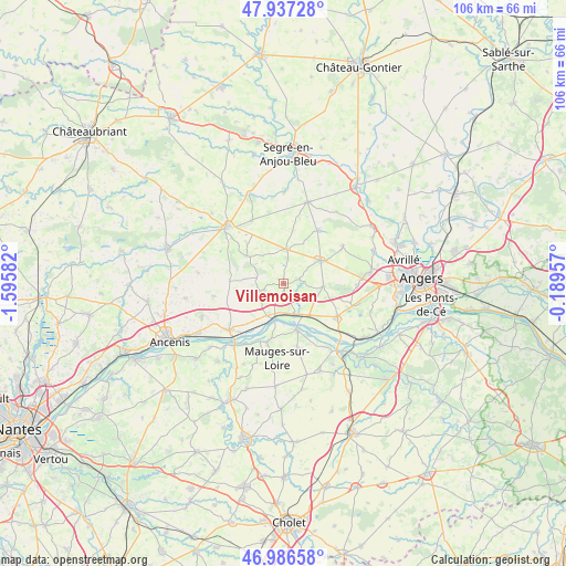 Villemoisan on map