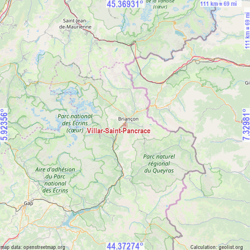Villar-Saint-Pancrace on map