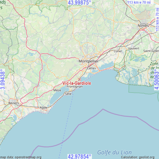 Vic-la-Gardiole on map