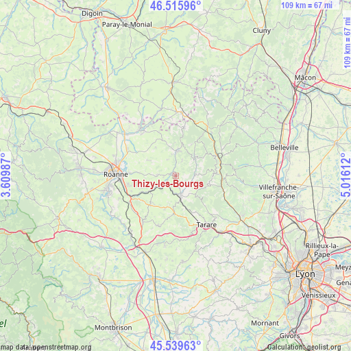 Thizy-les-Bourgs on map