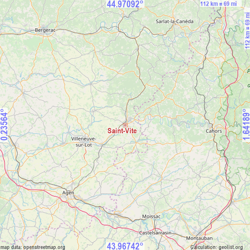 Saint-Vite on map