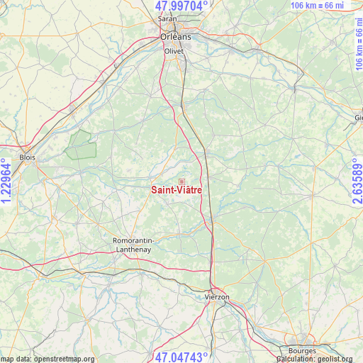 Saint-Viâtre on map