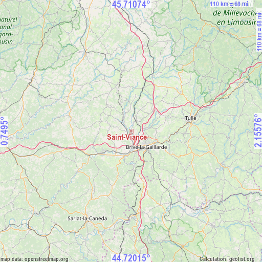 Saint-Viance on map