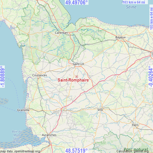 Saint-Romphaire on map