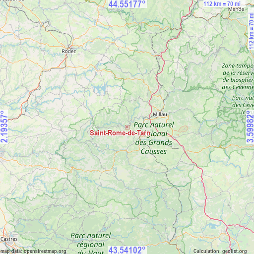 Saint-Rome-de-Tarn on map