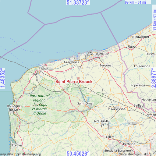 Saint-Pierre-Brouck on map