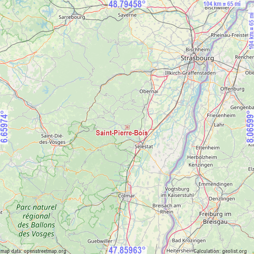 Saint-Pierre-Bois on map