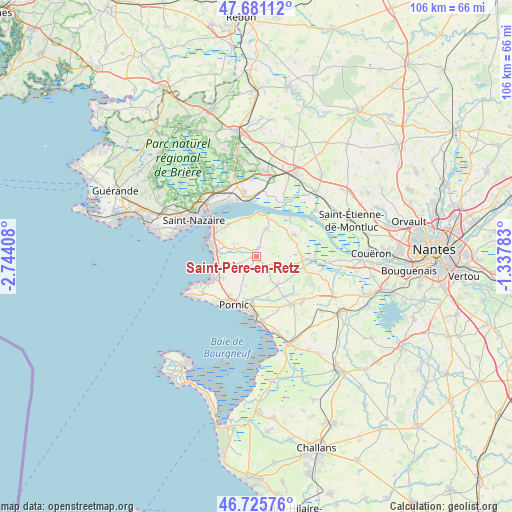 Saint-Père-en-Retz on map