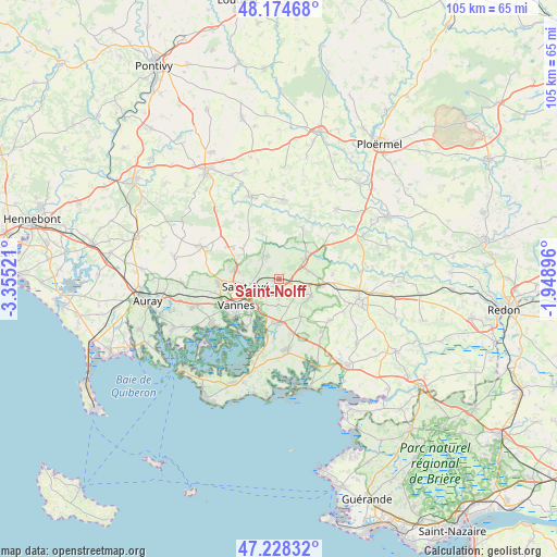 Saint-Nolff on map
