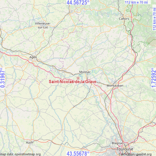 Saint-Nicolas-de-la-Grave on map