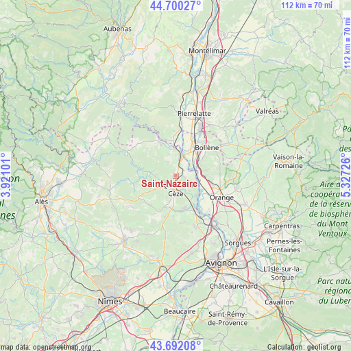 Saint-Nazaire on map