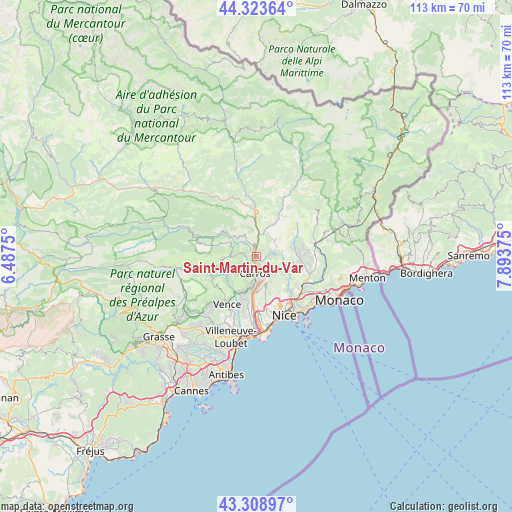 Saint-Martin-du-Var on map