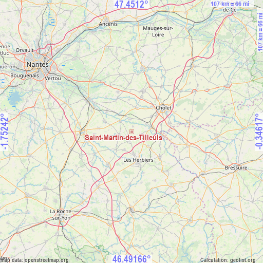 Saint-Martin-des-Tilleuls on map