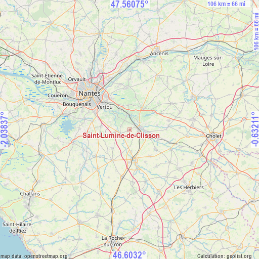 Saint-Lumine-de-Clisson on map