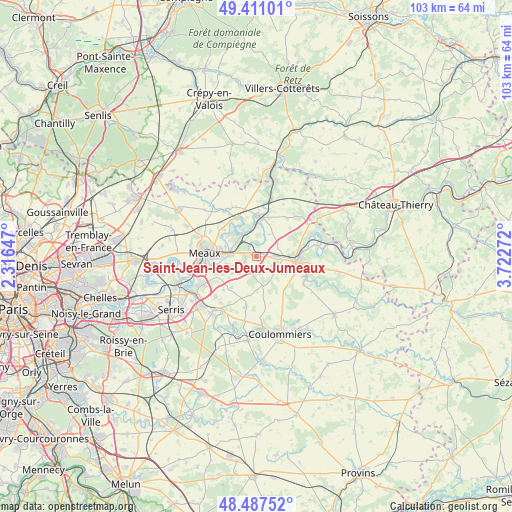 Saint-Jean-les-Deux-Jumeaux on map