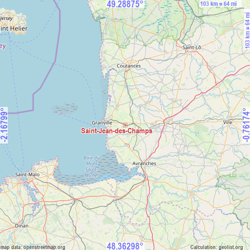 Saint-Jean-des-Champs on map