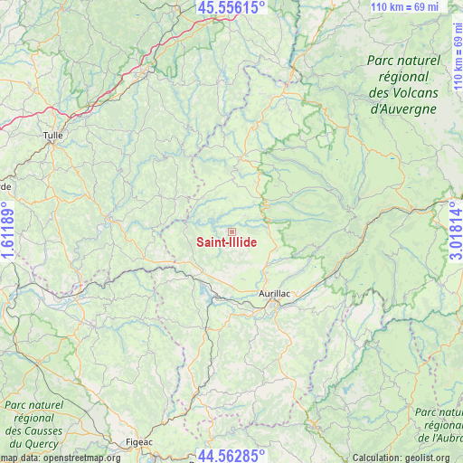 Saint-Illide on map