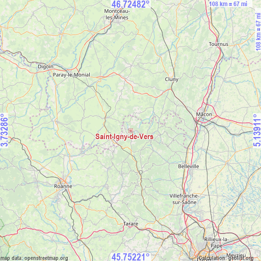 Saint-Igny-de-Vers on map