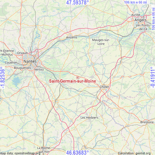 Saint-Germain-sur-Moine on map