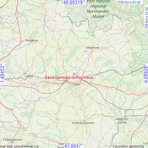 Saint-Germain-le-Fouilloux on map